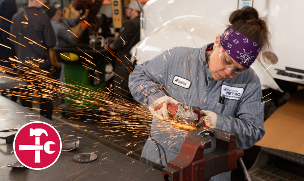  Welding student 