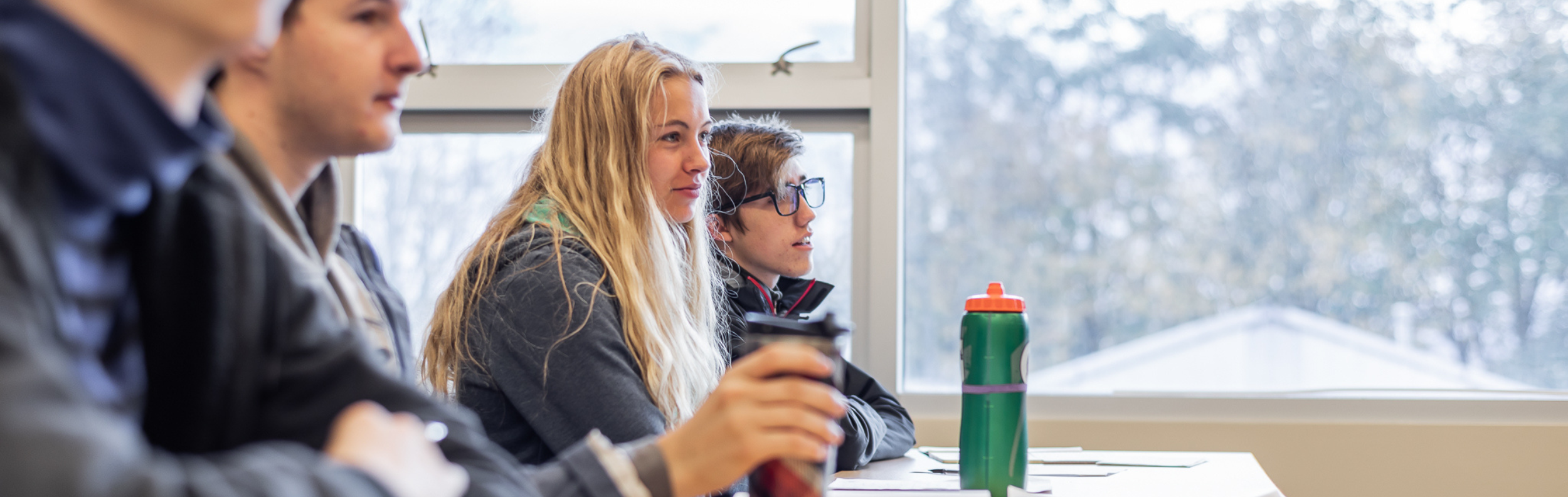  Students in a classroom at South Seattle College 