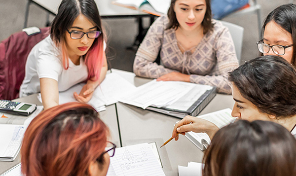 South Seattle students studying together