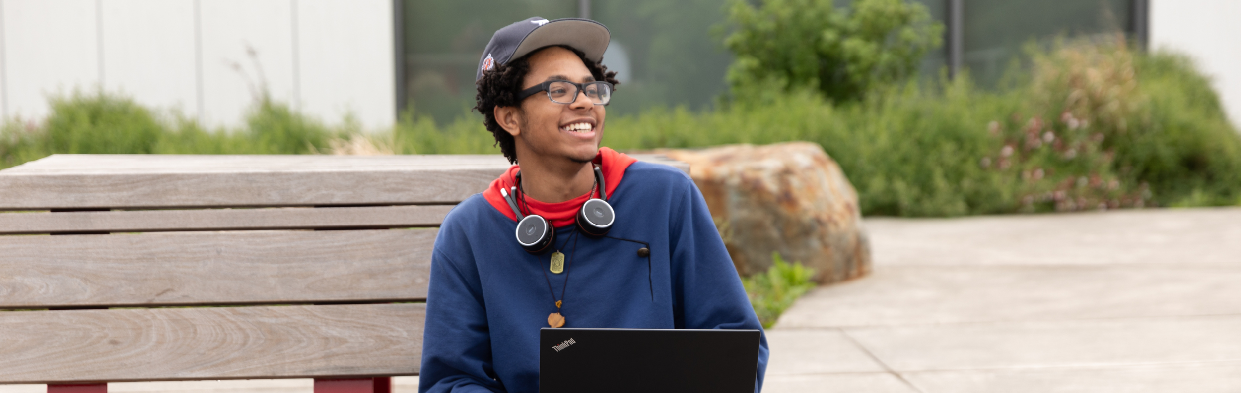  Student on campus 