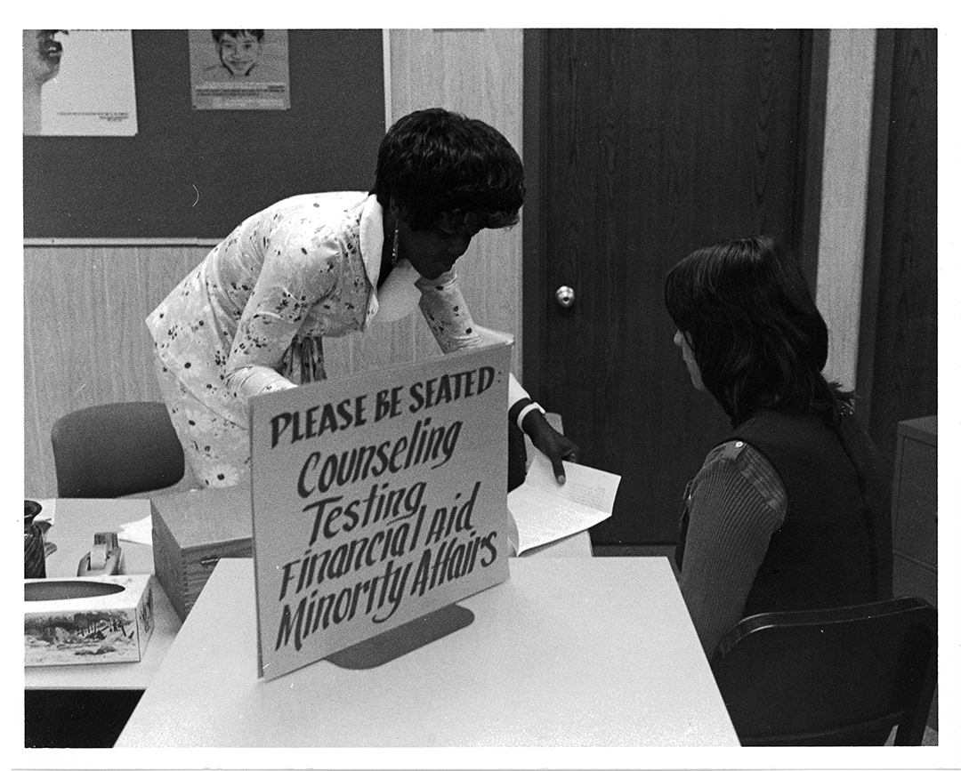 Minority Affairs services from 1973. 