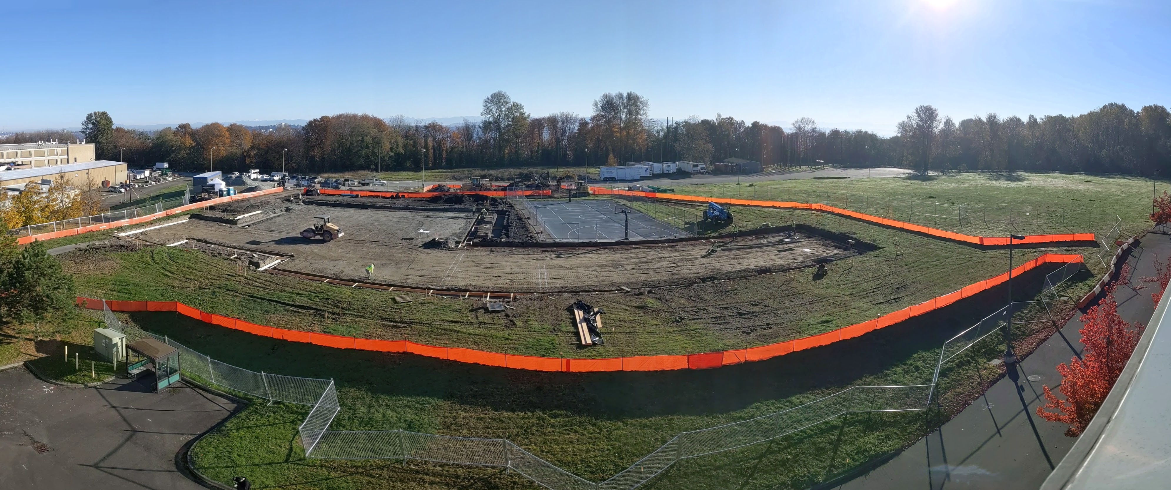 Construction on Wellness Center 