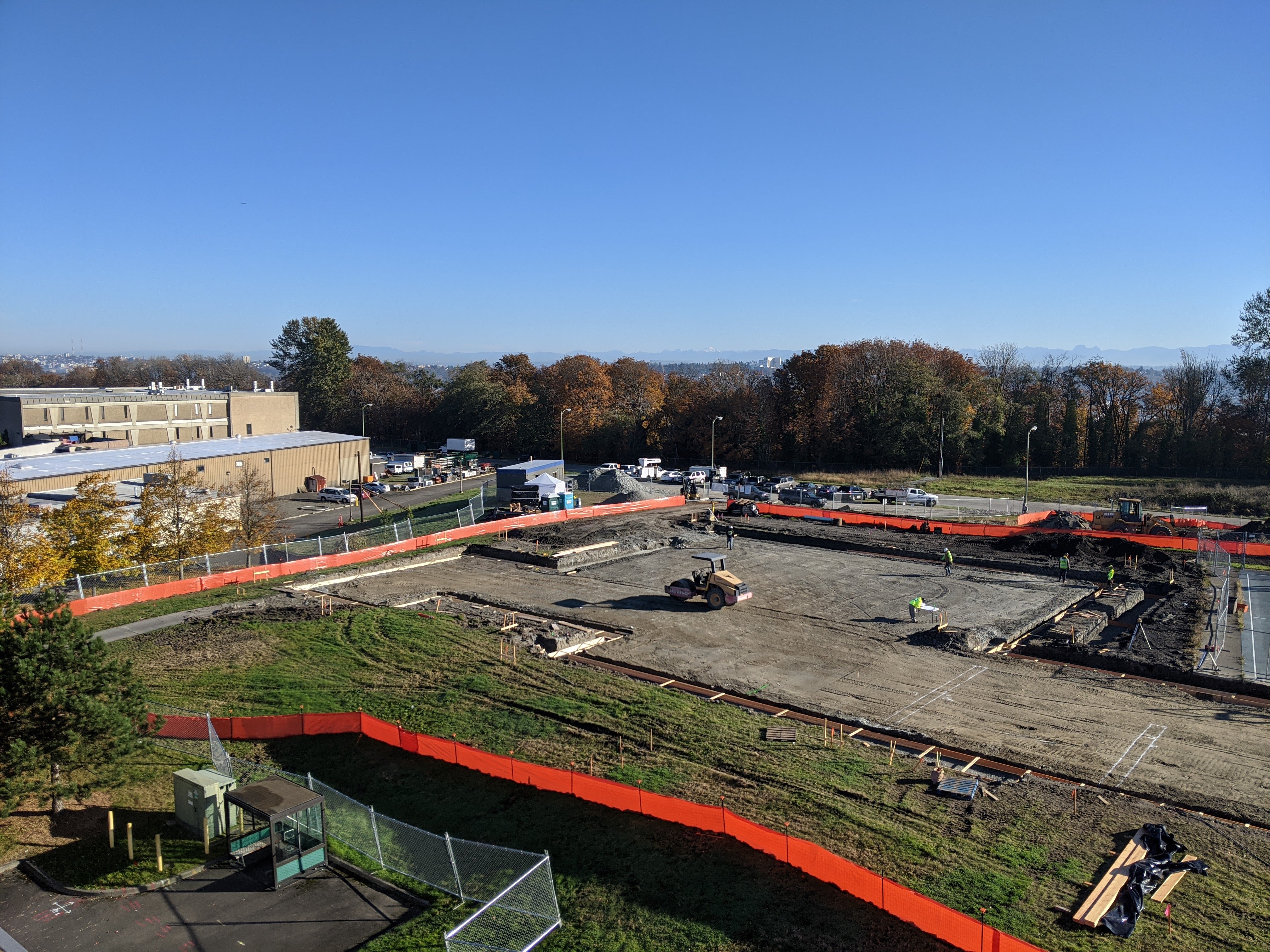 Construction on Wellness Center