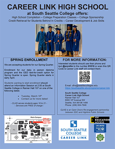 Career link flyer